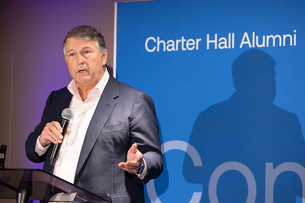 David Harrison 2025 Charter Hall Alumni event